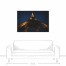 Golden Eiffel 48x32 Canvas Wall Art