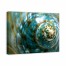 Turquoise Moon Shell 40x30 Canvas Wall Art