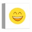 Happy Emoji 10x10 Canvas Wall Art