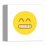 Grinning Emoji 10x10 Canvas Wall Art