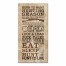 Hunting Season Words 10x20 Canvas Wall Art