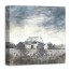 Muted Barn In Field 20x20 Canvas Wall Art