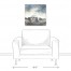 Muted Barn In Field 20x20 Canvas Wall Art