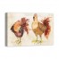Watercolor Rooster Buds 30x20 Canvas Wall Art 