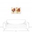 Watercolor Rooster Buds 30x20 Canvas Wall Art 