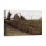 Brown Barn Field 30x20 Canvas Wall Art