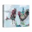 Painterly Chickens 24x20 Canvas Wall Art