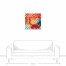 Chevron Rooster One 24x24 Canvas Wall Art
