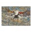 Paint Splattered Eagle 36x24 Canvas Wall Art 
