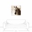 Painterly Beige Horse 30x30 Canvas Wall Art 
