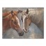 Horses Abstract Two 40x30 Canvas Wall Art