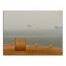 Misty Hay Field 40x30 Canvas Wall Art