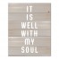 It Is Well With My Soul 16x20 Canvas Wall Art