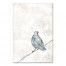 Blue Bird Sketch 16x24 Canvas Wall Art 