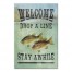 Drop A Line 16x24 Canvas Wall Art