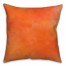 Halloween Watercolor Jack-o-lantern Throw Pillow