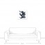 Strikethrough 20x20 Canvas Wall Art