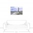 Seaside Lighthouse 36x24 Canvas Wall Art 