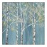 Whimsical Birch Trees 36x36 Canvas Wall Art 