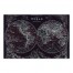 Blackprint Hemispheres 48x32 Canvas Wall Art