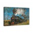 Painted Train 48x32 Canvas Wall Art