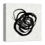 Ink Swirl 20x20 Canvas Wall Art 