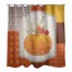 Autumn Pumpkin 71x74 Shower Curtain 