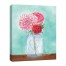 Watercolor Vase And Flowers 16x20 Canvas Wall Art