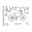 Bicycle 14x11 Custom Color Me Canvas Wall Art 