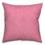Pink Doily Monogram 16x16 Custom Throw Pillow Back