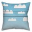 Bird On A Line 16x16 Custom Throw Pillow