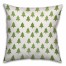 Mini Trees 16x16 Custom Throw Pillow Back