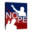 NOPE 16x20 Canvas Wall Art 