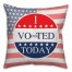 I Vo(mi)ted Today Spun Polyester Throw Pillow - Front
