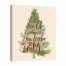 Watercolor Christmas Tree 16x20 Canvas Wall Art