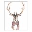Sophisticated Reindeer 16x20 Canvas Wall Art
