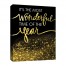 Most Wonderful Time of the Year Gold 16x20 Canvas Wall Art