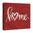 Home Script Canvas Wall Art