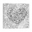Passionate Entanglement 12x12 Coloring Canvas Wall Art