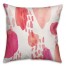 Pink Watercolor Dabs 16x16 Throw Pillow