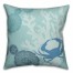 Coastal Sentiments 18x18 Faux Suede Throw Pillow
