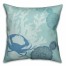 Coastal Sentiments 18x18 Faux Suede Throw Pillow