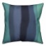 Blue Coastal Waves 18x18 Faux Suede Throw Pillow
