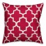 Pink Quatrefoil 18x18 Faux Suede Throw Pillow