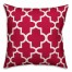 Pink Quatrefoil 18x18 Faux Suede Throw Pillow