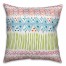 Bright Tribal 18x18 Faux Suede Throw Pillow Back