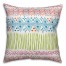 Bright Tribal 18x18 Faux Suede Throw Pillow Front