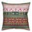 Modern Tribal 18x18 Faux Suede Throw Pillow Back