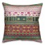 Modern Tribal 18x18 Faux Suede Throw Pillow Front