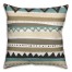 Tribal Neutral Tones 18x18 Faux Suede Throw Pillow Back